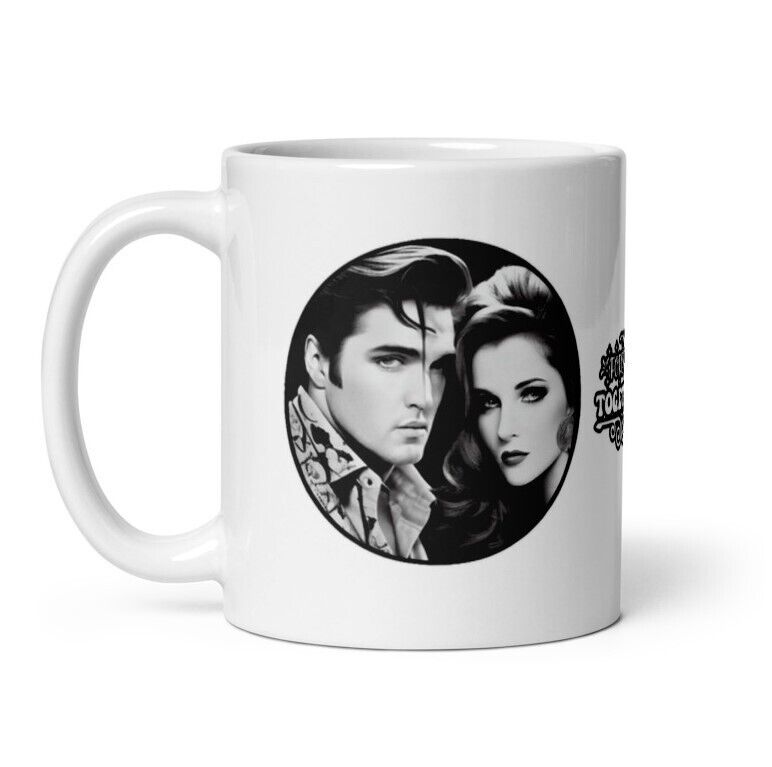 Elvis Presley Mug Cup | Elvis Presley and Lisa Marie Mug, Elvis Gift | Elvis Mug