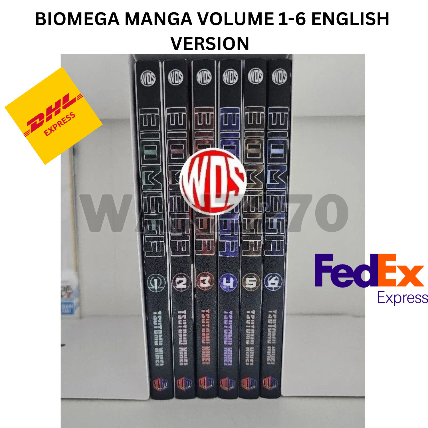 Biomega Manga Volume 1-6 English Full Set Comic Books New by Tsutomu Nihei