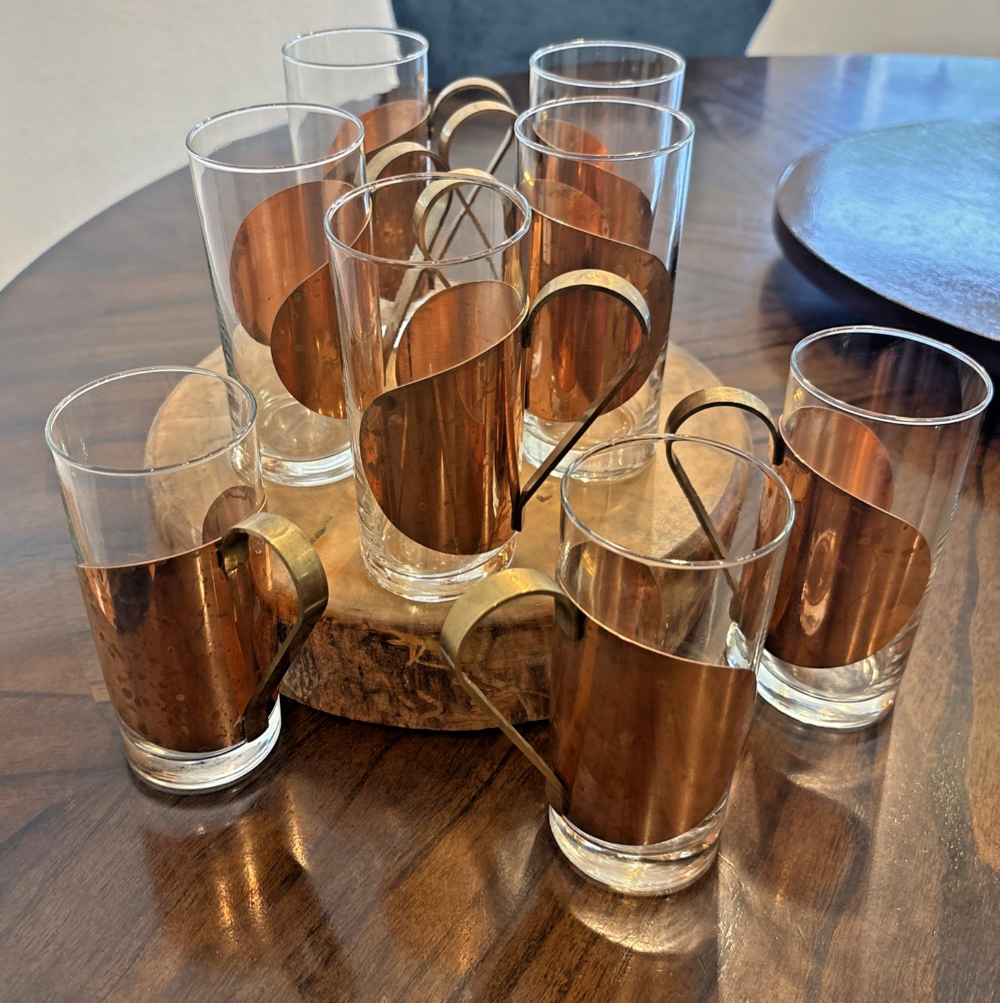 Vintage 1950s/60s Scanmalay Hot Toddy Glasses Set of 8 – MCM Retro Copper