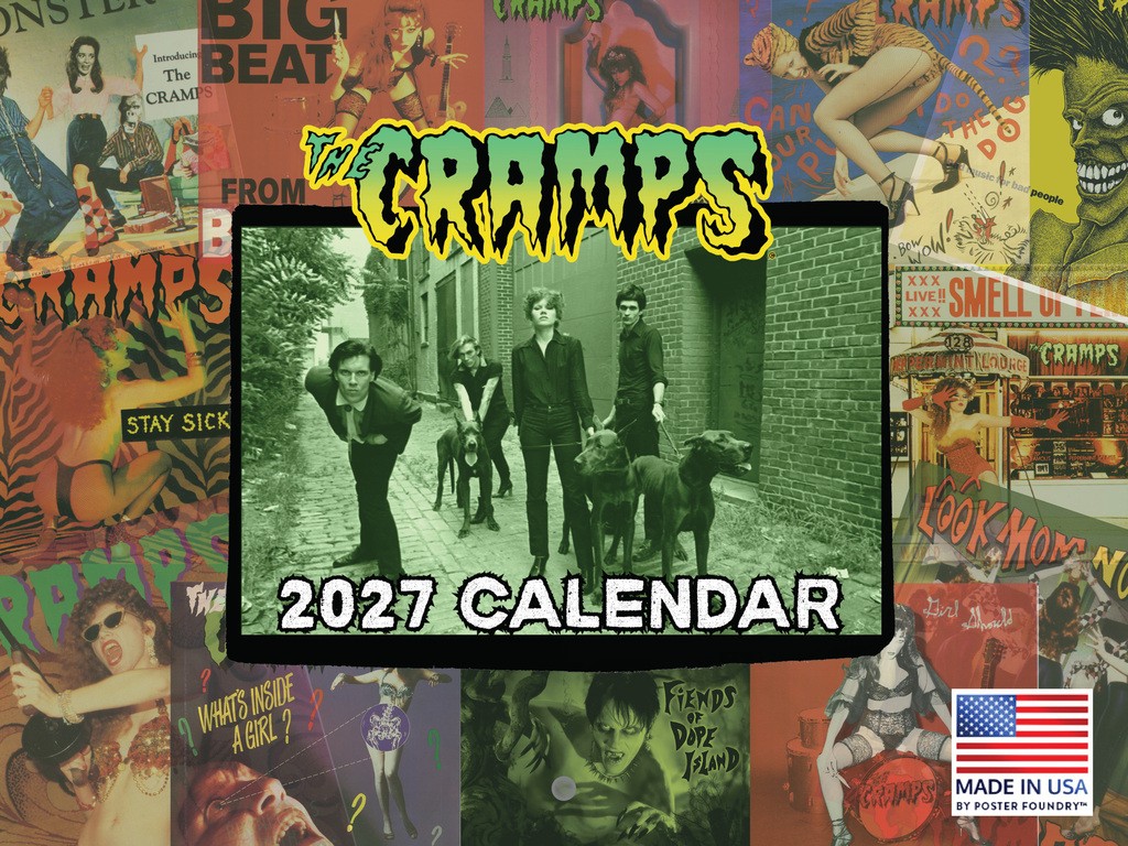 The Cramps Calendar 2027 Monthly Wall Calender 12 Month