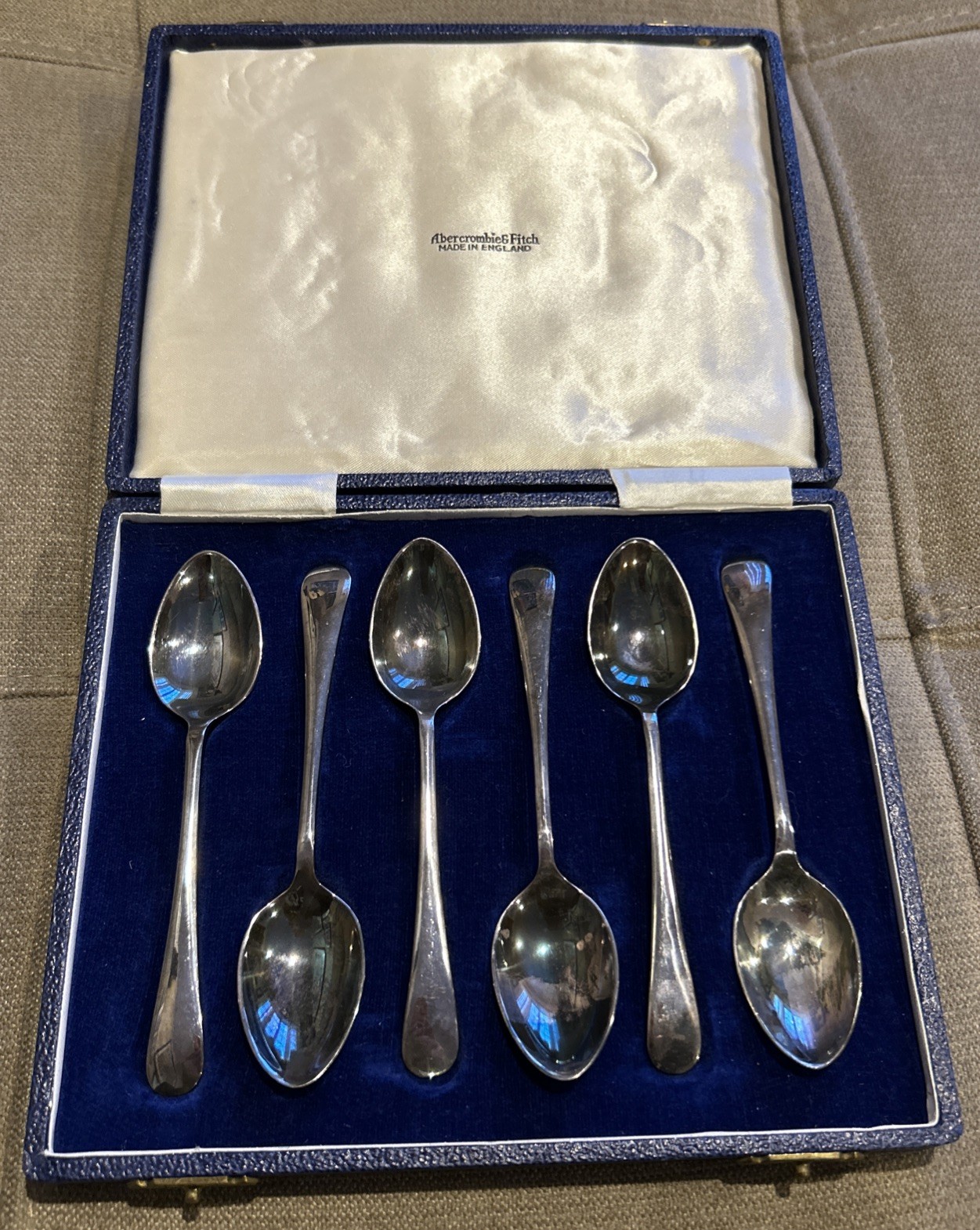 Vintage Abercrombie & Fitch Sliver Plated Spoons Made in England by Dixon