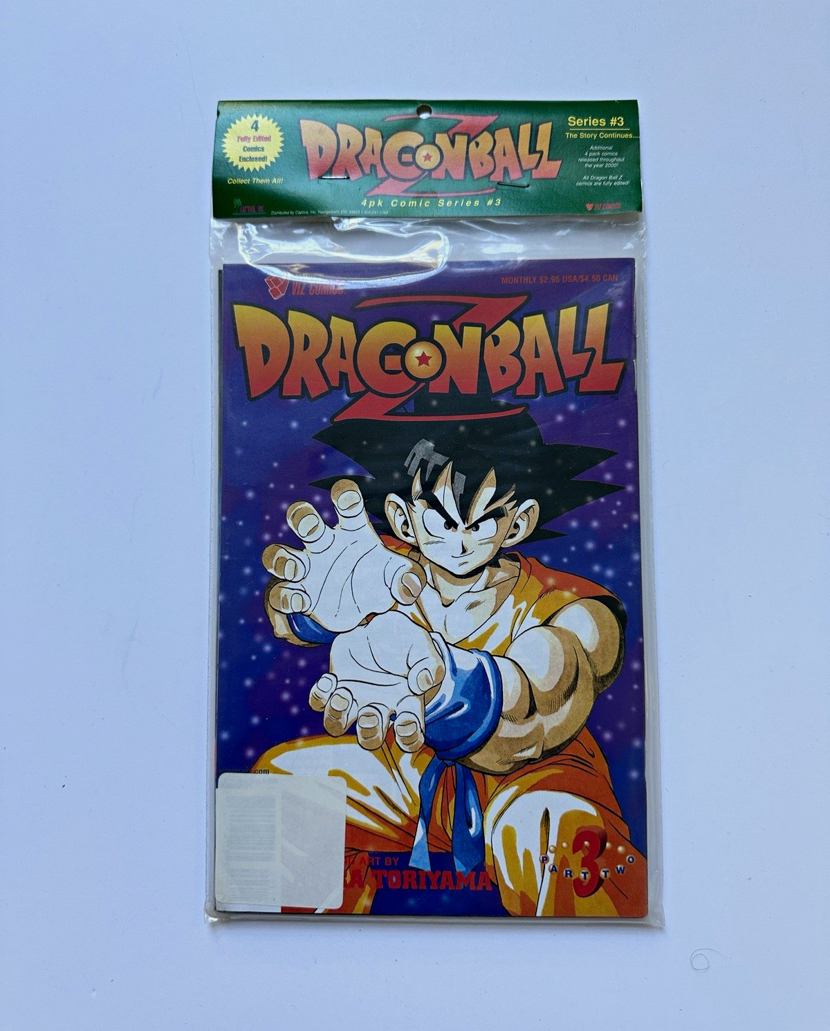 DRAGON BALL Z Comic lot of 4 Rare (Viz Select Comics 1999) Un-Opened rare dbz