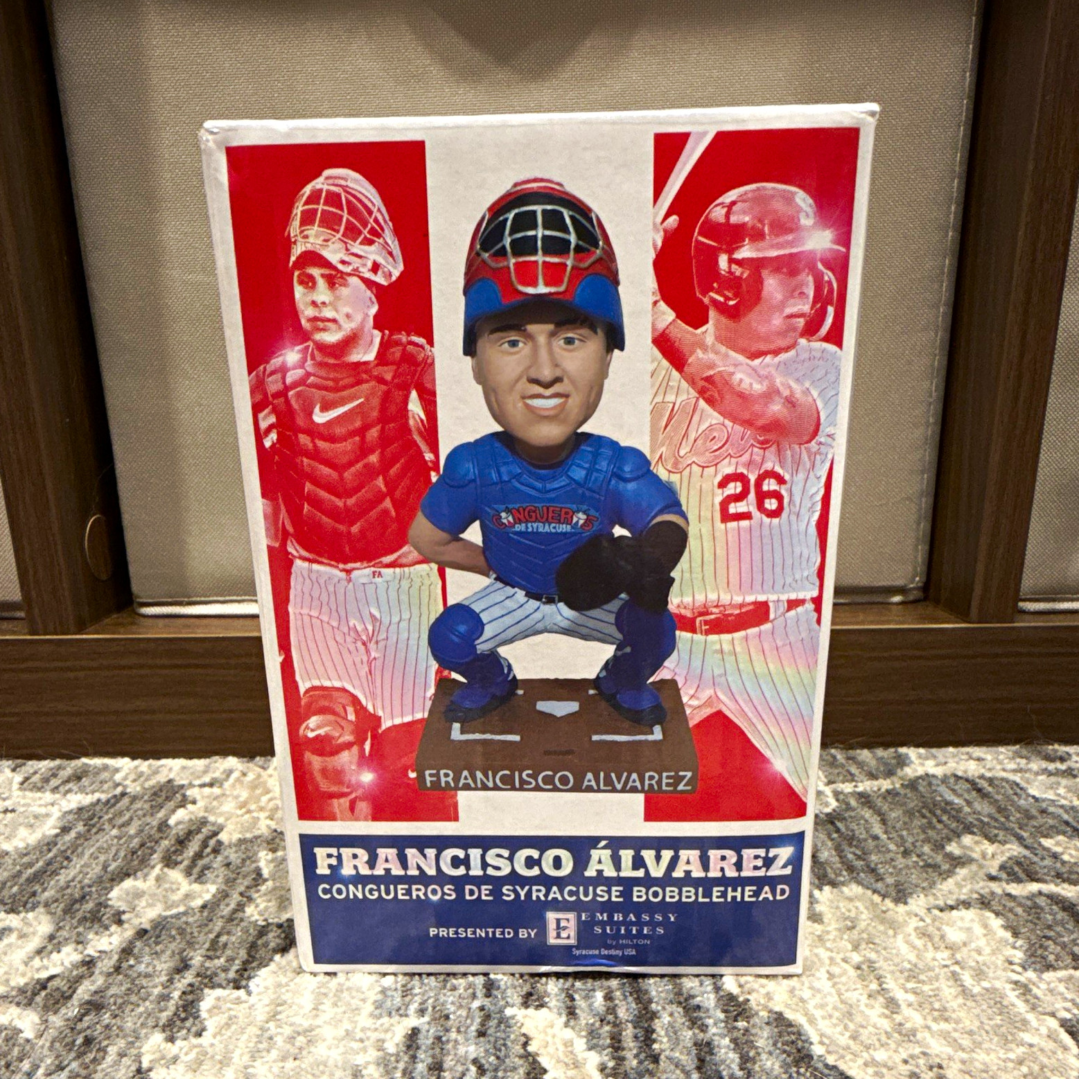 Syracuse Mets Francisco Alvarez Conquerors de Syracuse Bobblehead (IN BOX)