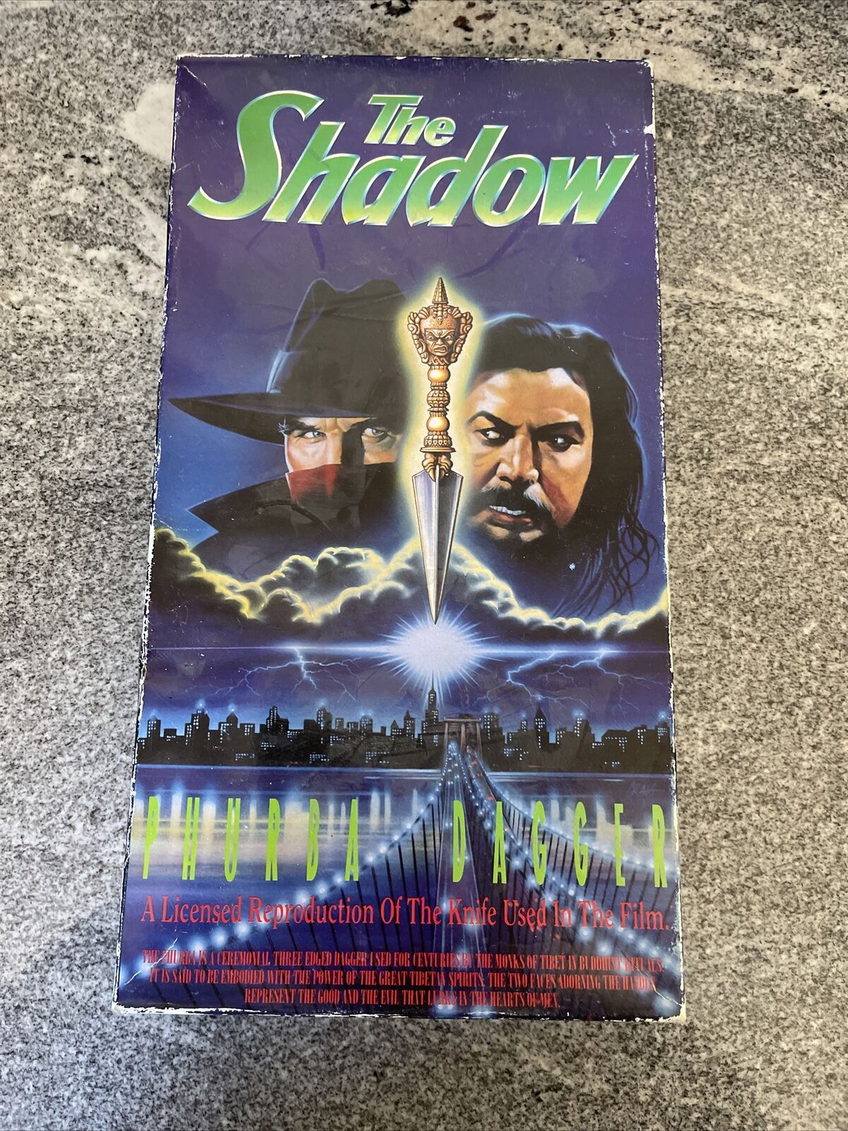 1994 The Shadow Phurba Dagger United Cutlery Collector Knife Movie Reproduction 