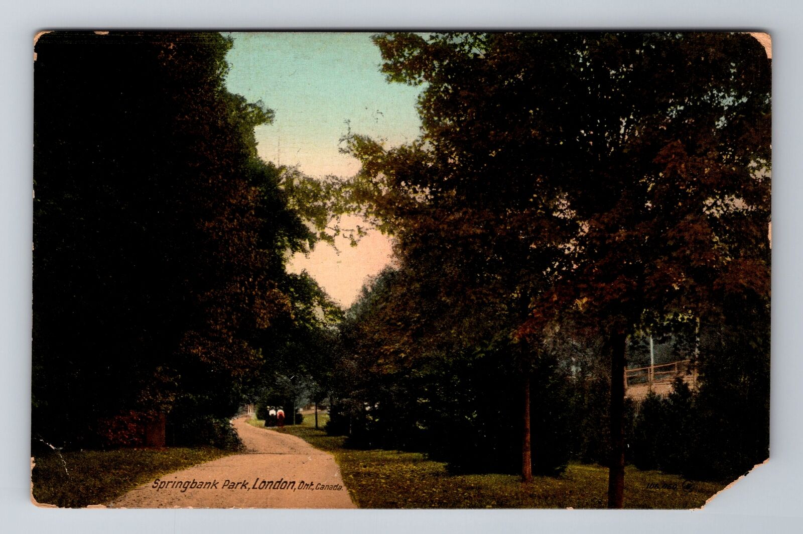 London-Ontario, Springbank Park, c1915 Antique Vintage Souvenir Postcard