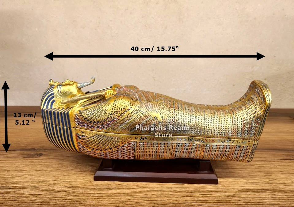 King Tutankhamun Second Coffin - Highly Detailed Replica