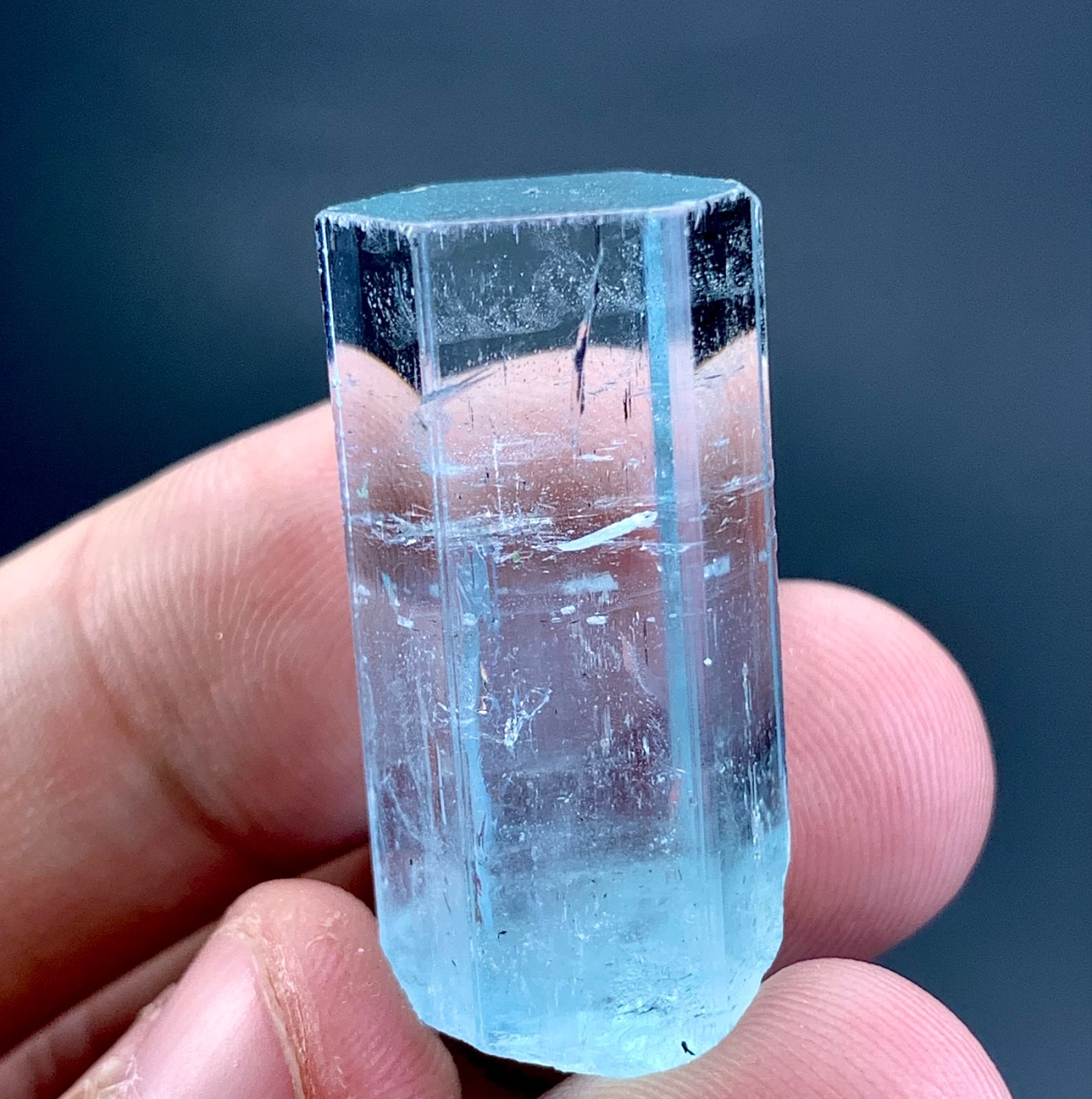 58 Carat Aquamarine Crystal Specimen From Pakistan 58 Carat Aquamarine Crystal Specimen From Pakistan