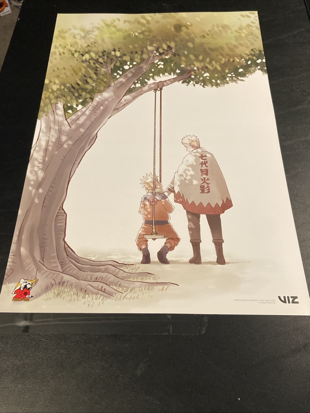 SDCC 2022 Viz Naruto 20th Anniversary Media Poster 12” X 18”