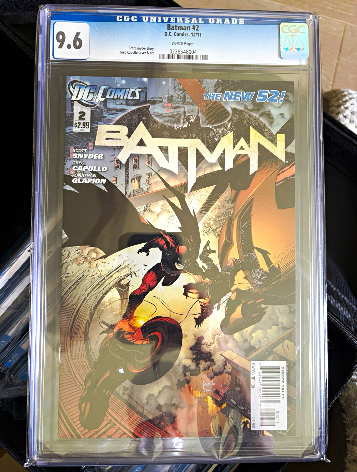 DC Comics Batman #2 (2011) New 52 CGC 9.6 Near Mint+ Snyder/Capullo