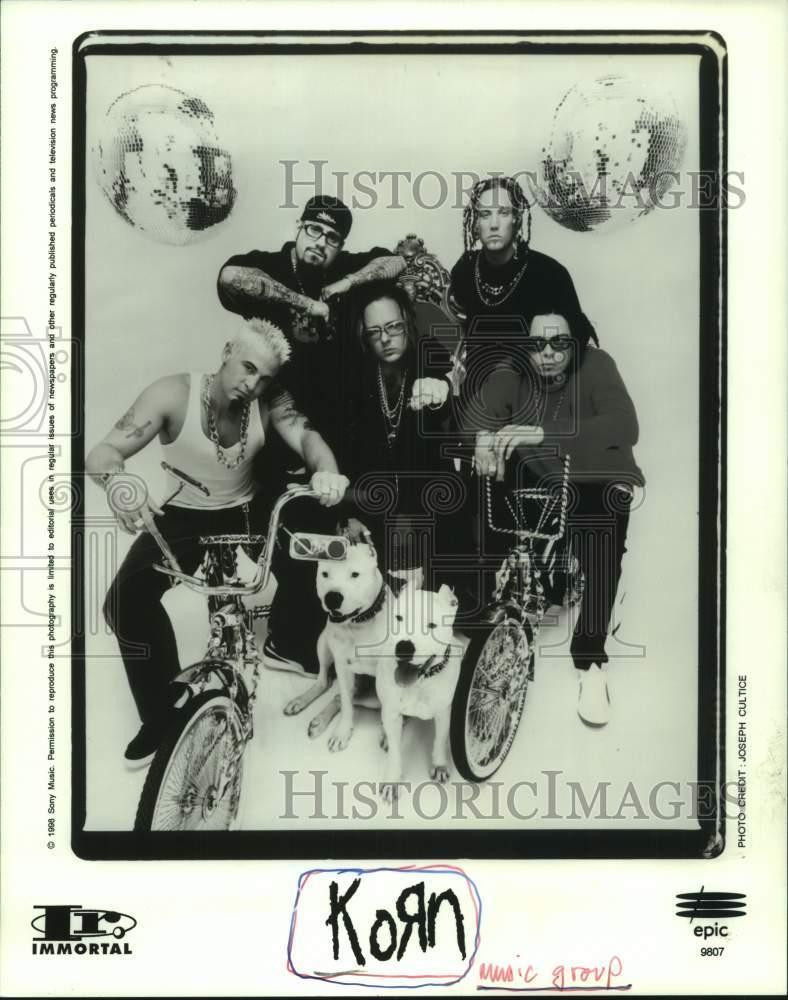 1998 Press Photo Korn music group - lrp00243