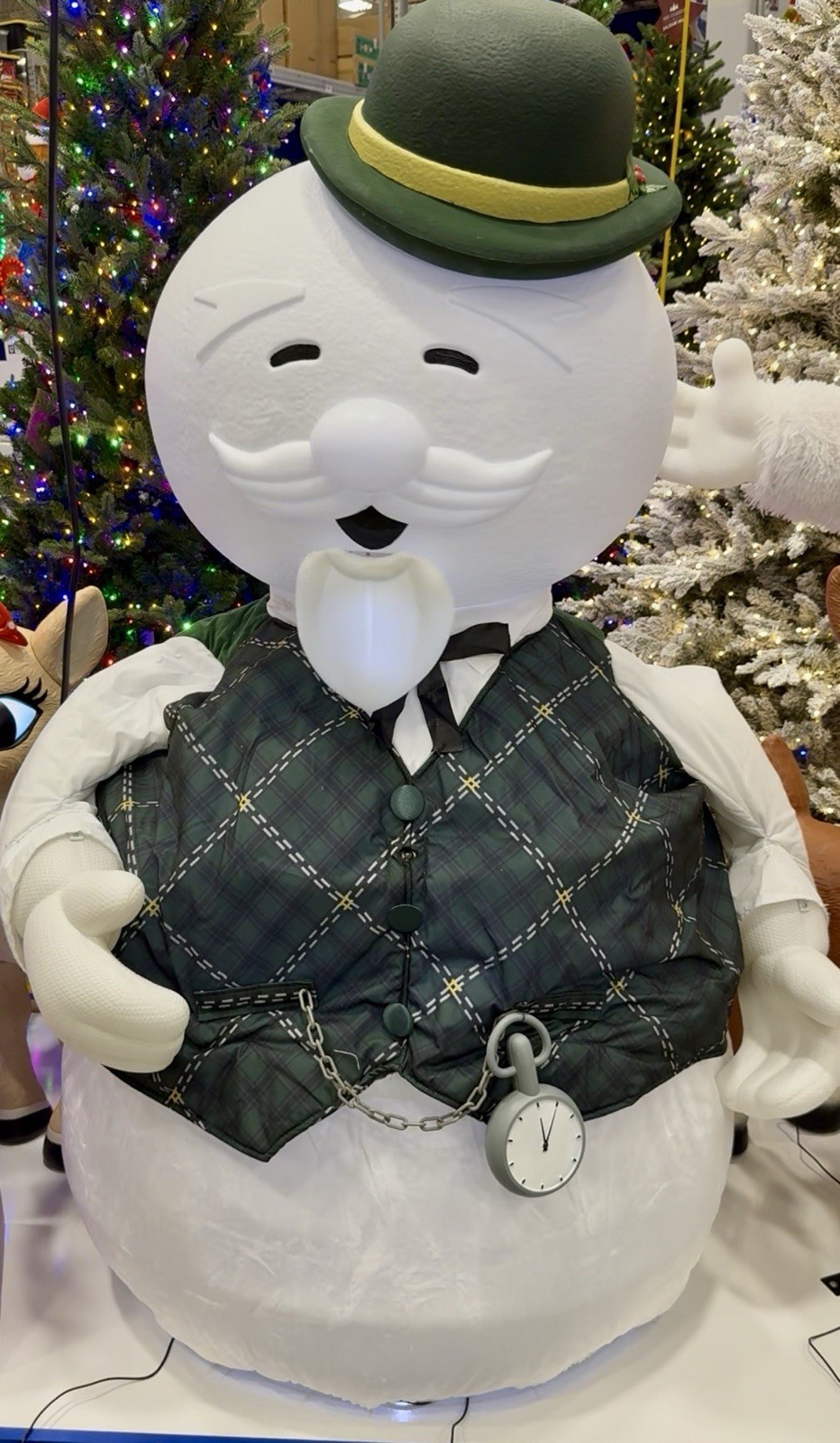 Lowe’s 2026 Animated Sam The Snowman Life size Rudolph Collection Animatronic
