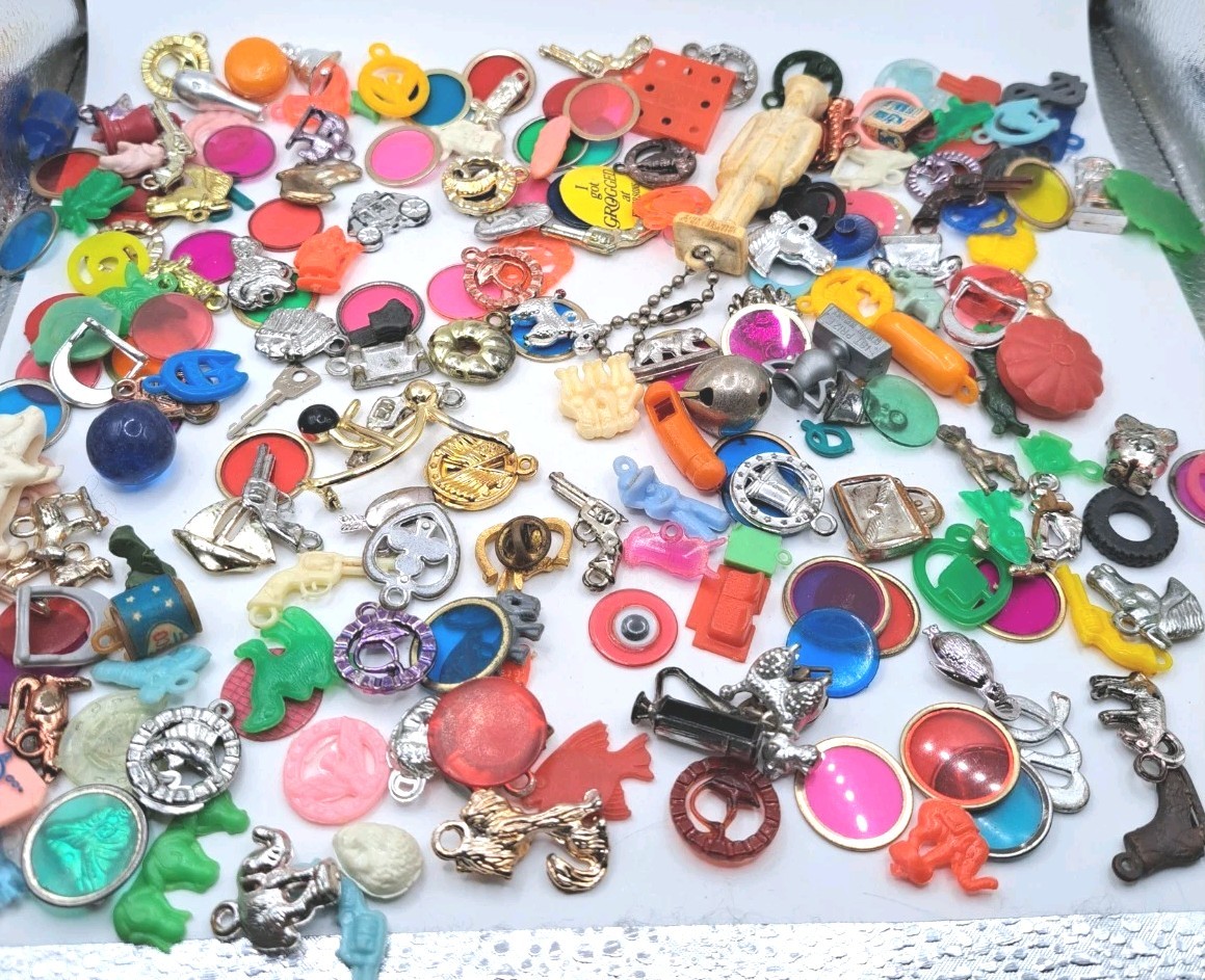 Large Lot of Vintage Cracker Jack Gumball Vending Toys Prizes Charms 200+ Large Lot of Vintage Cracker Jack Gumball Vending Toys Prizes Charms 200+