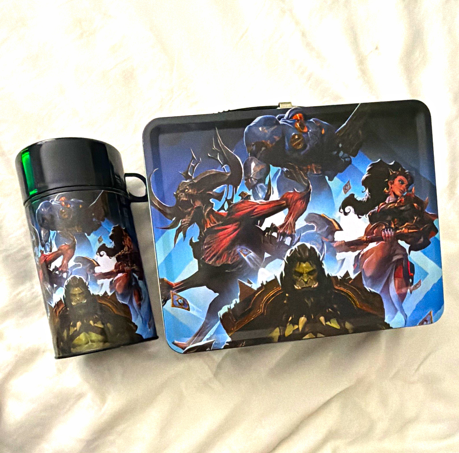 Blizzcon 2026 Metal Lunchbox Tin with Matching Thermos Bottle