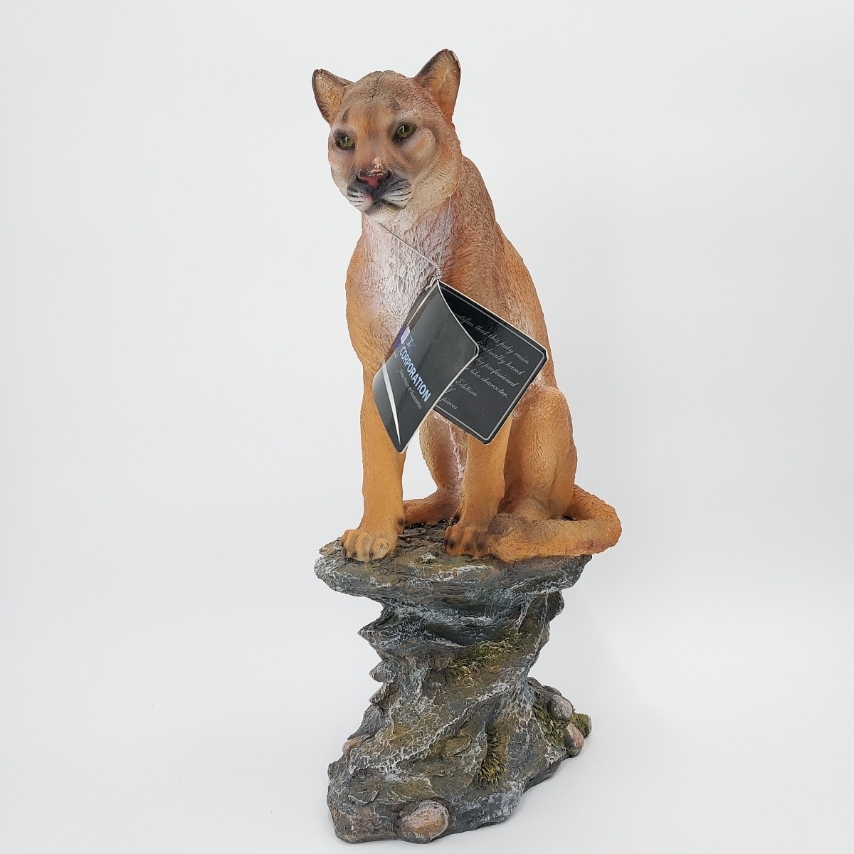 2007 DWK World Of Wonders Mountain Lion Resin Statue Limited Edition 13.5