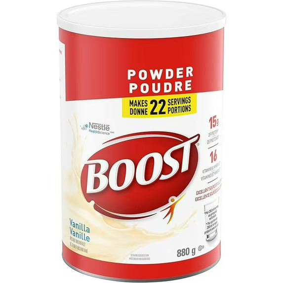 Boost Nutritional Powder Instant Vanilla Breakfast Drink Mix 880g, 