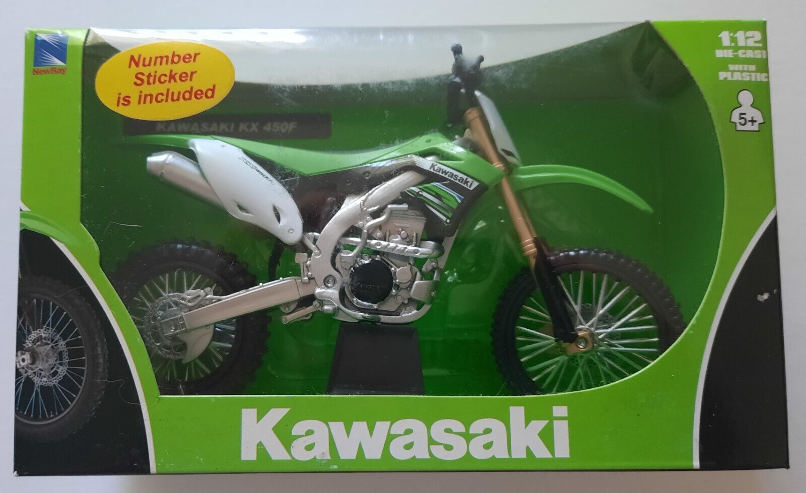 Vintage 1/12 Scale Kawasaki KX Motocross Supercross New Ray 2011