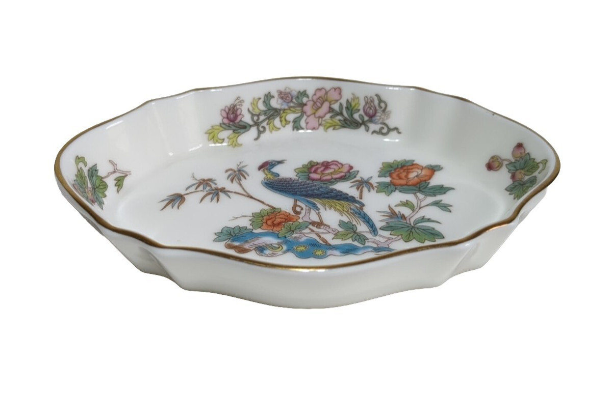 Vintage Wedgewood Bone China Kutani Crane Dish Excellent Condition (C4) NS#8748 Vintage Wedgewood Bone China Kutani Crane Dish Excellent Condition (C4) NS#8748