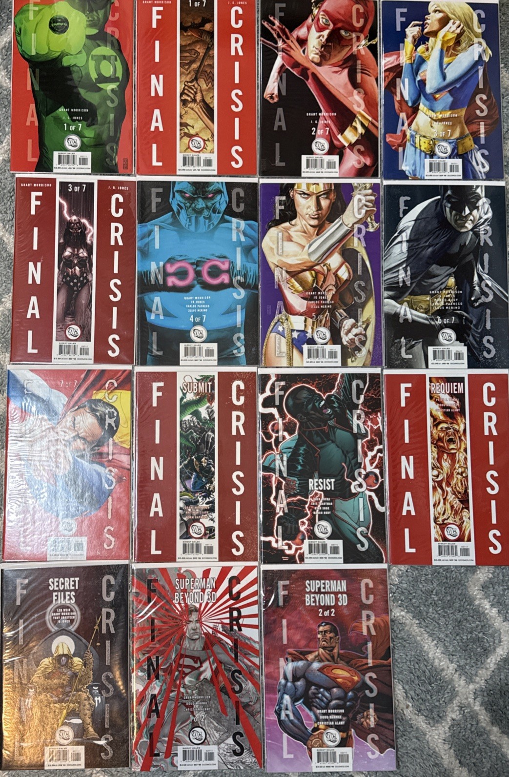 FINAL CRISIS #1-7 COMPLETE SERIES + Variants + Superman Beyond + More (DC 2008 FINAL CRISIS #1-7 COMPLETE SERIES + Variants + Superman Beyond + More (DC 2008