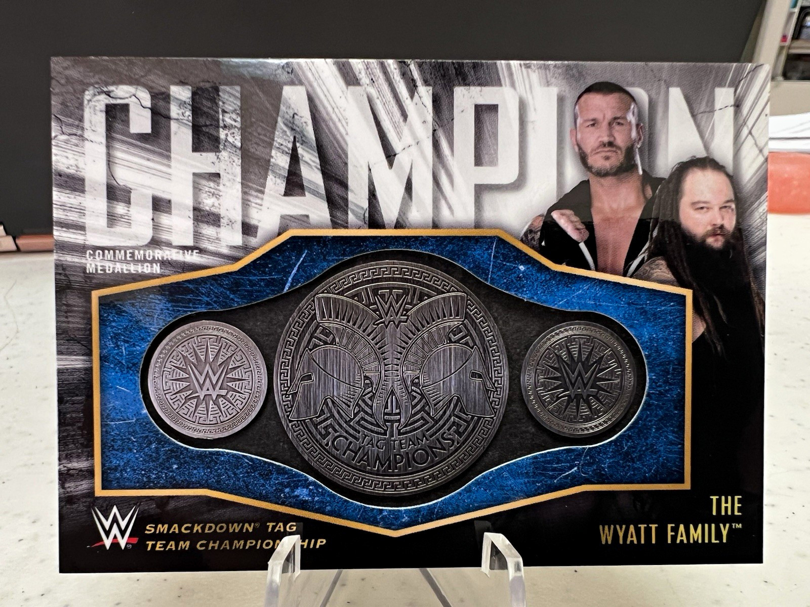 Topps WWE 2016 Commemorative Championship Card CC-WF Wyatt Family #280/299