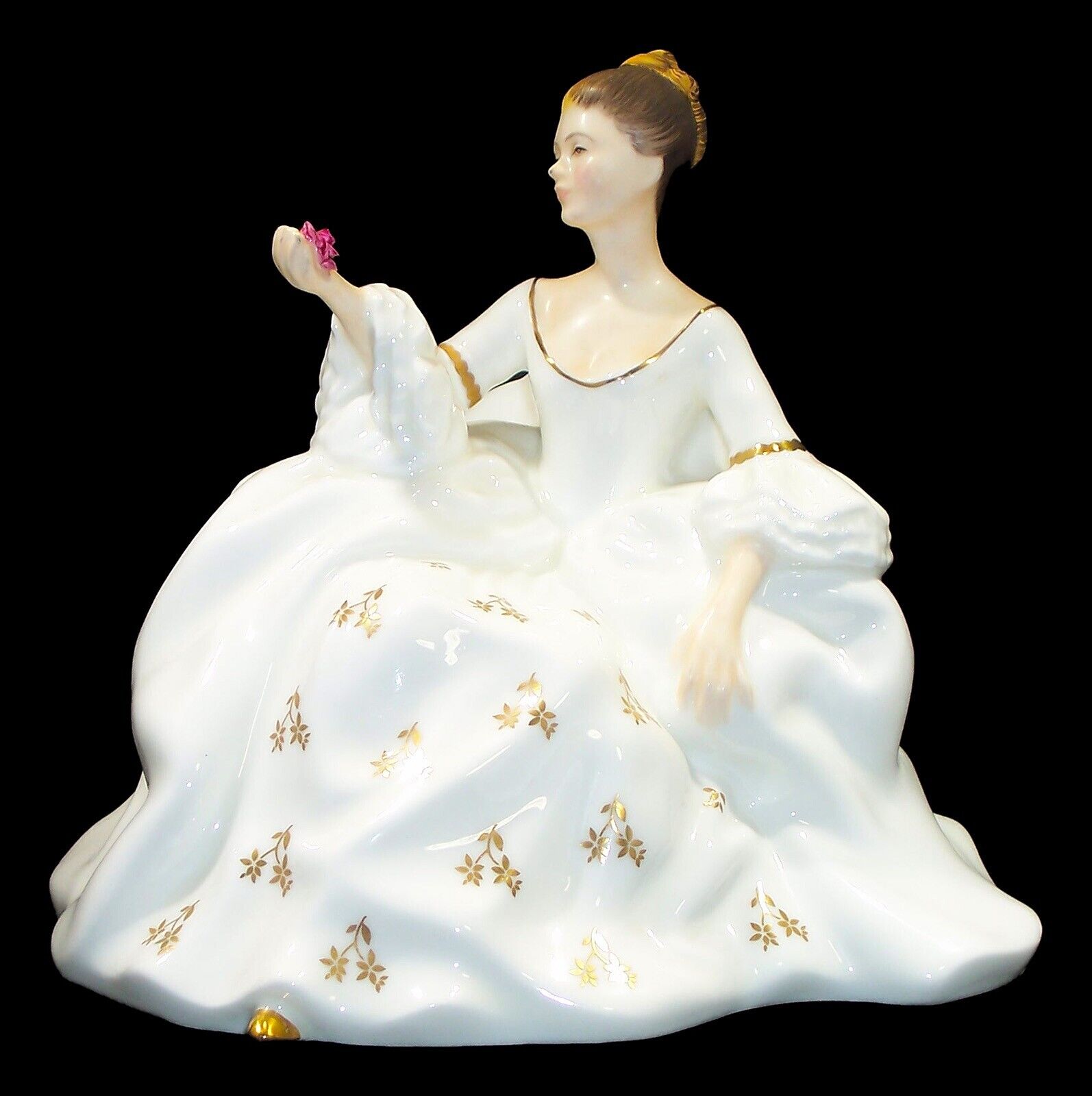 Royal Doulton Bone China Figurine “My Love” HN2339, 1965, 7” Wide 6.5” High
