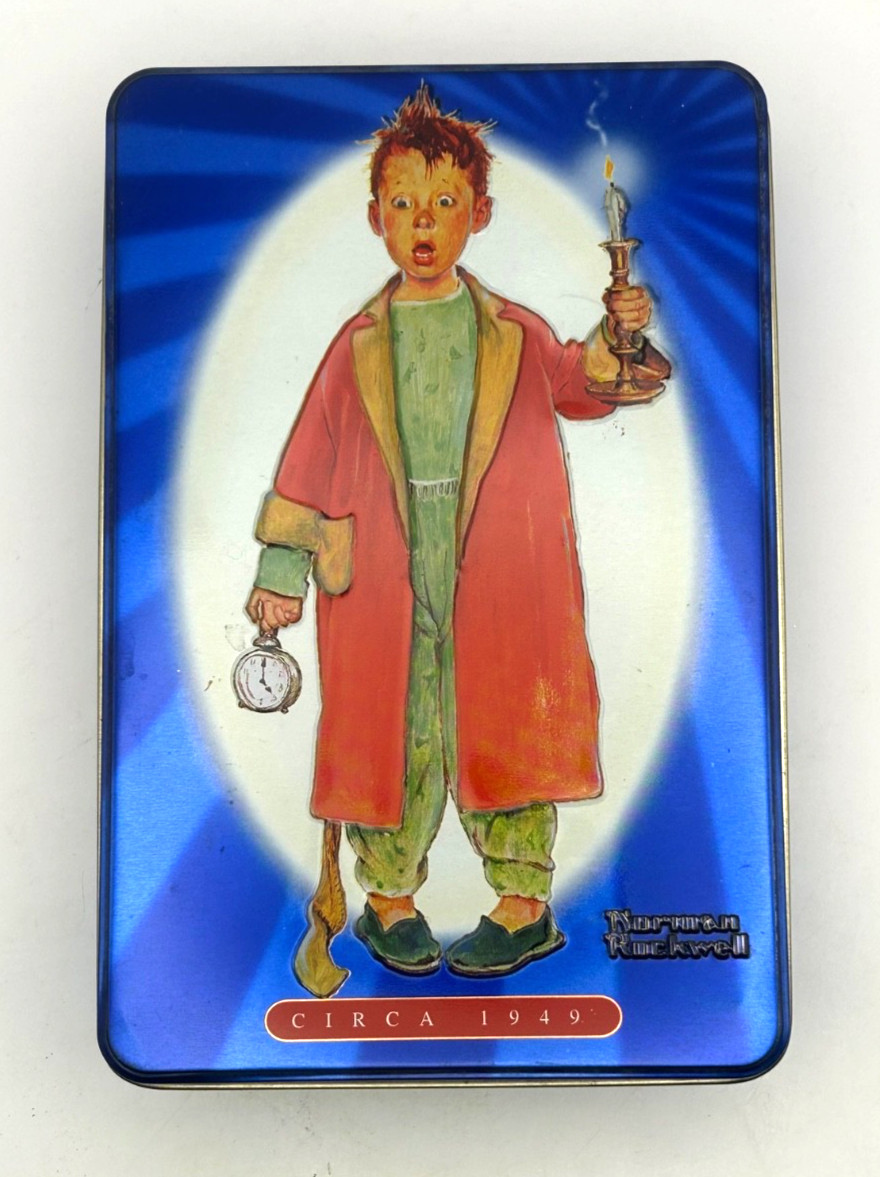 Snickers Norman Rockwell Limited Edition Tin 2000 Circa 1949 Collectible