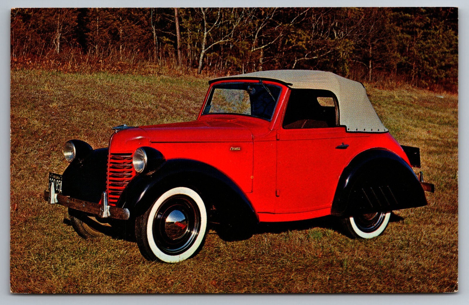1941 Bantam Super 4 Pettit Museum Natural Bridge Virginia Art Deco postcard D10