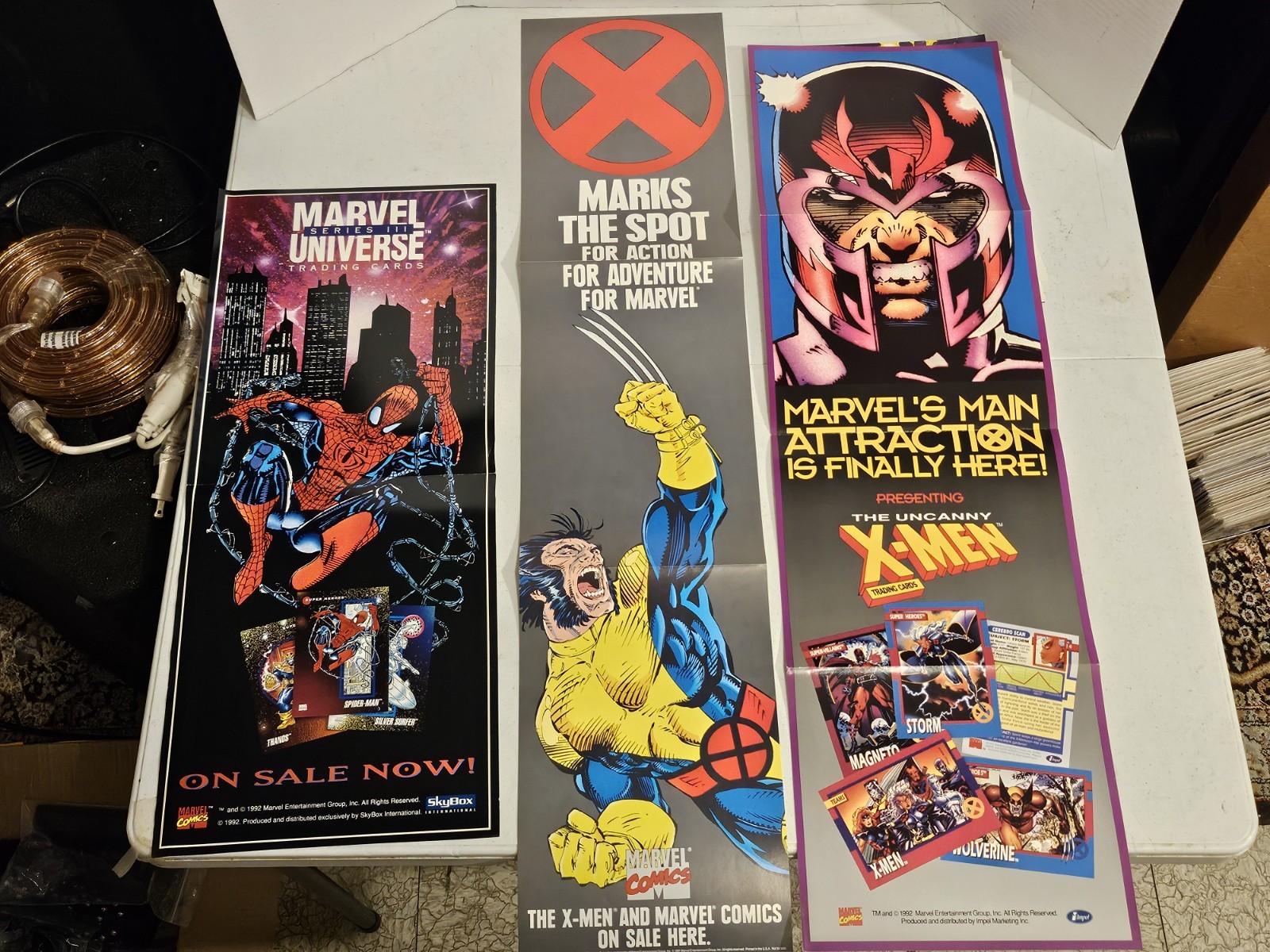 Vintage Marvel DC And Image Comic Book Poster Lot