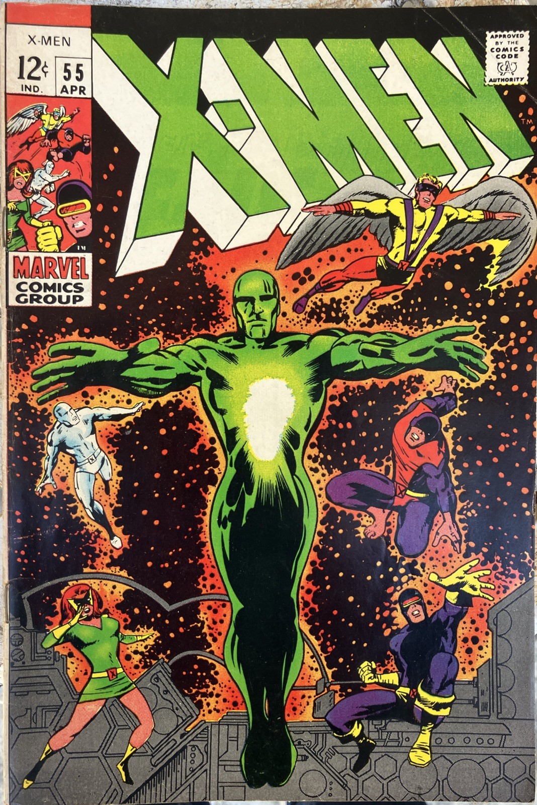 The X-Men #55 (Marvel Comics April 1969)