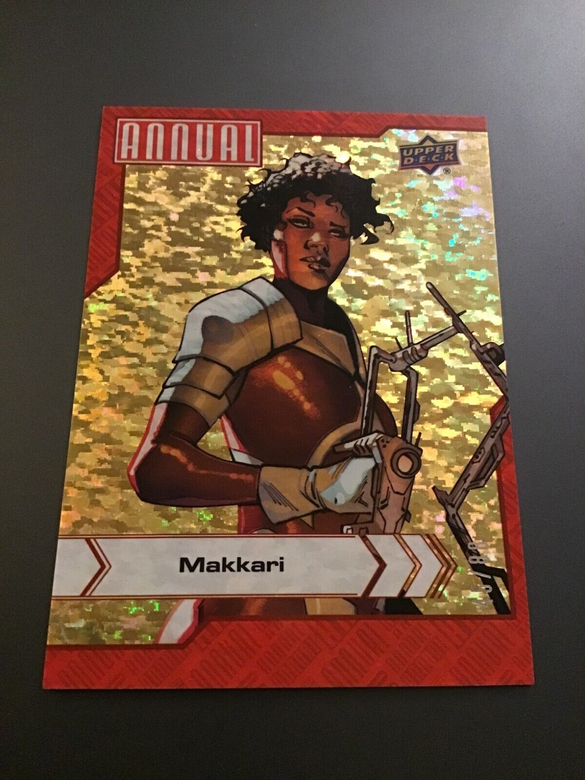 2022-23 UD Marvel Annual #53 Makkari Gold Linearity  /88