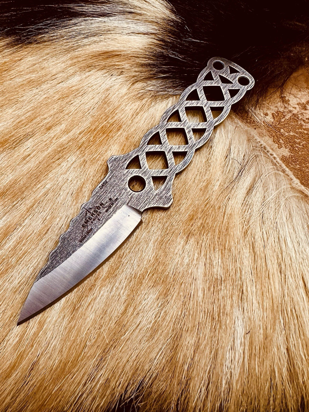 Emerson Knives Sgian Dubh Boot Fixed Blade Drop Point  2in Steel w/ Sheath NEW