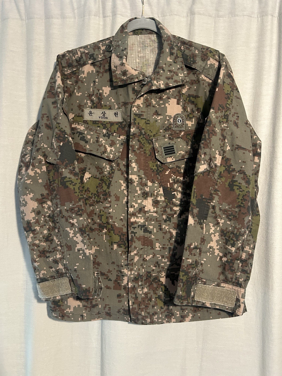 South Korean Military ROK Granite B Camo Field Shirt (Medium/Regular) 