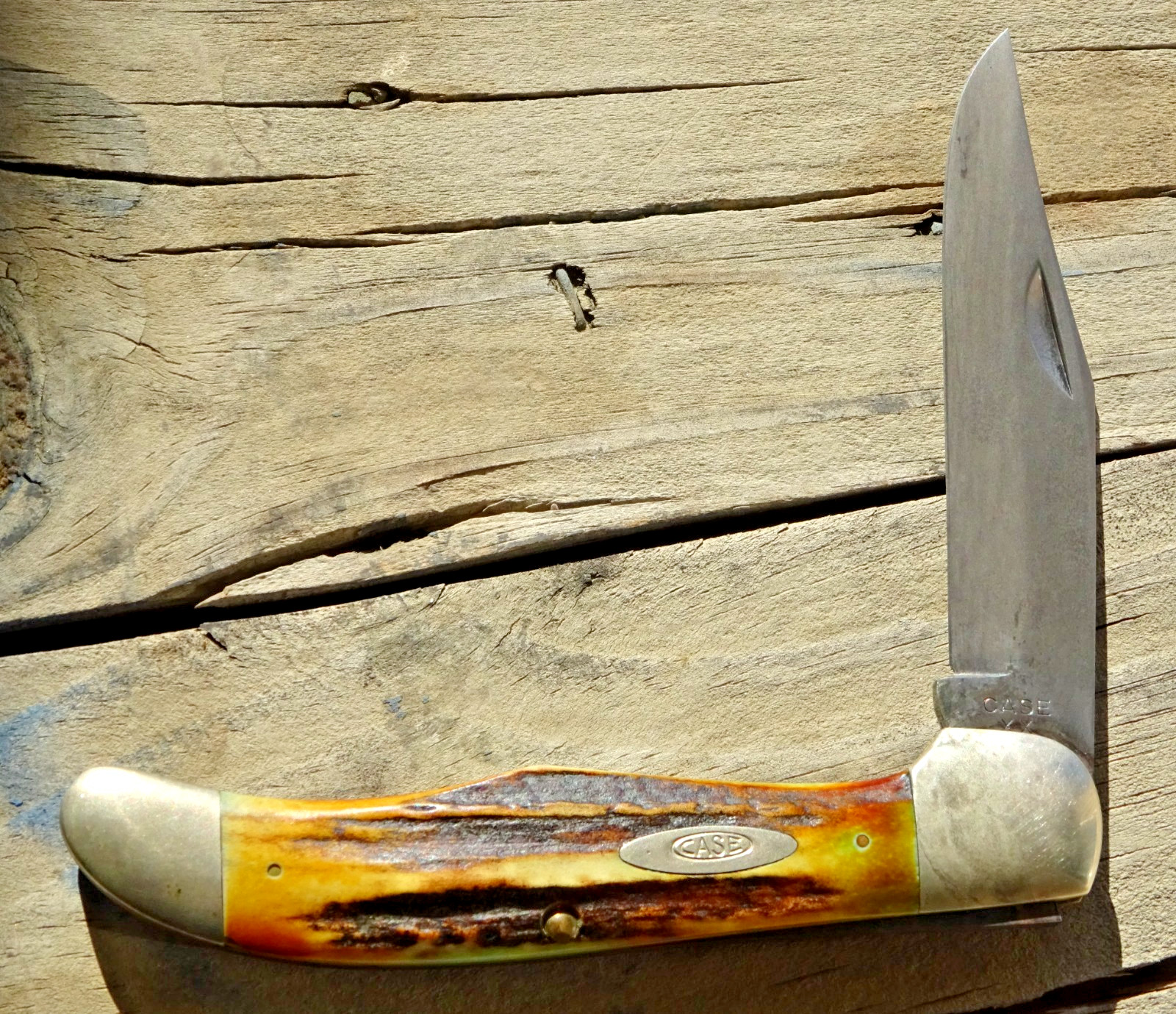 Case XX RED STAG 5165 SAB 1940-64 folding hunter knife