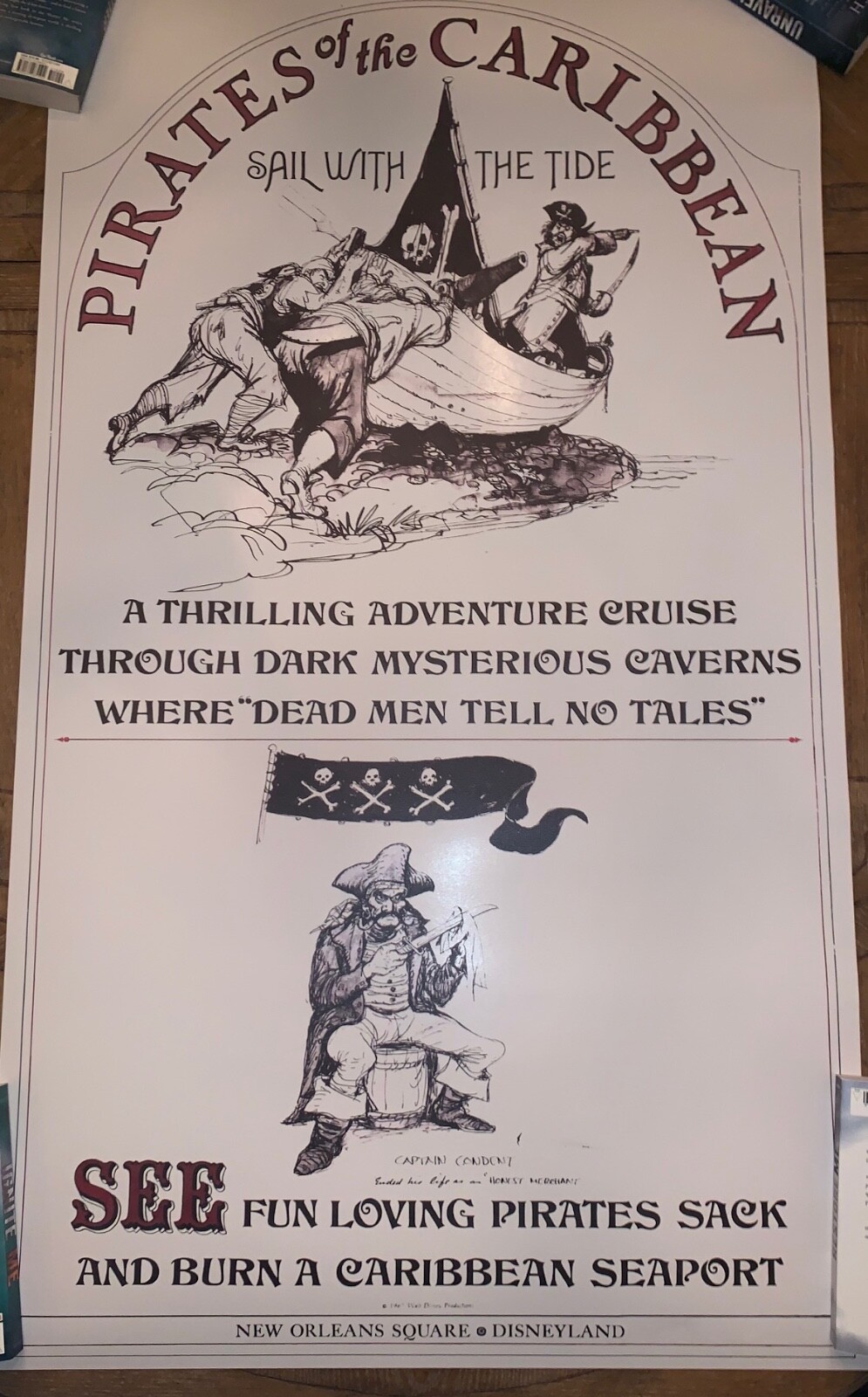 1967 Pirates of the Caribbean 28x48