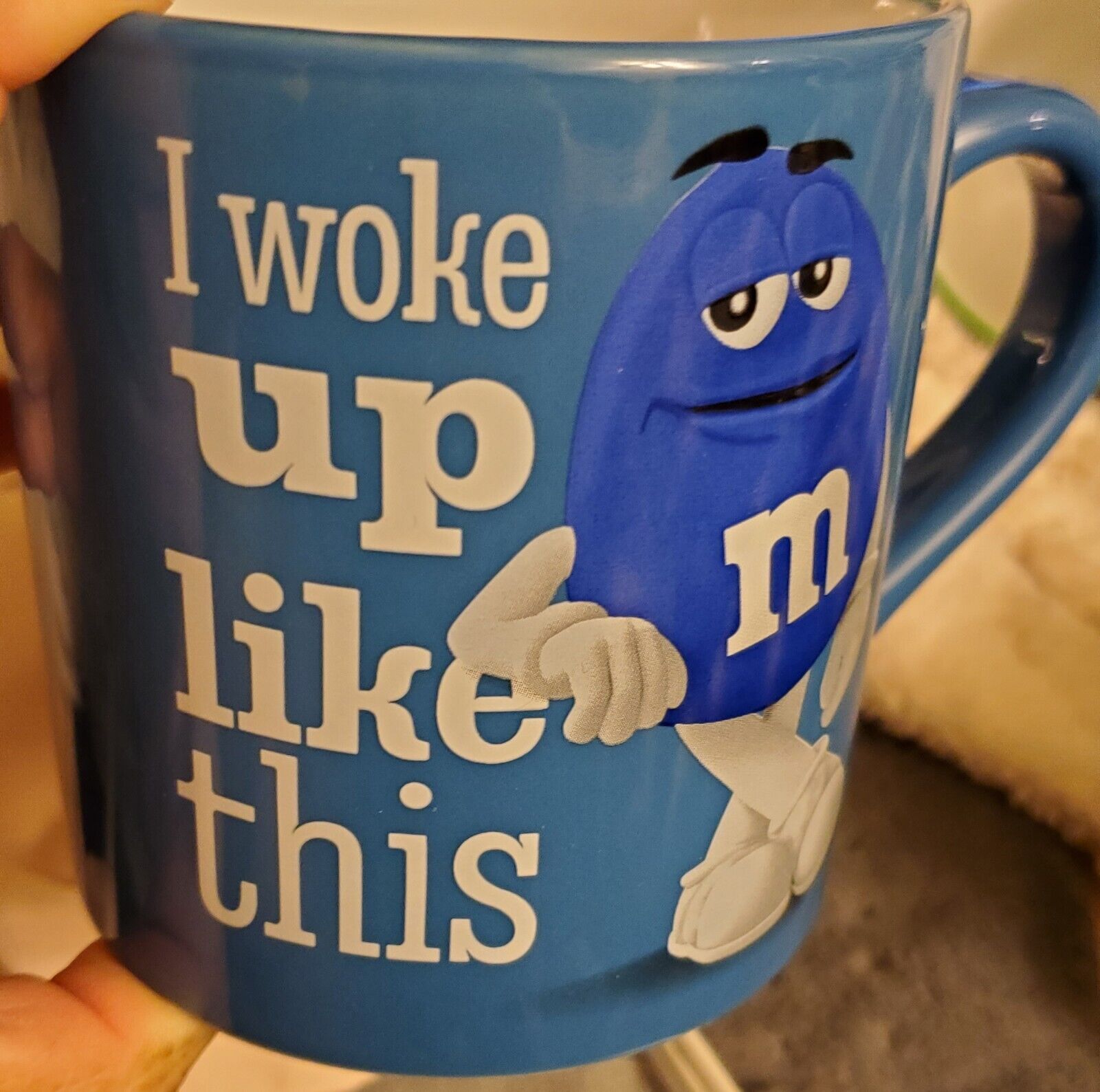 M&M\'s Blue Candy Coffee Cup/mug