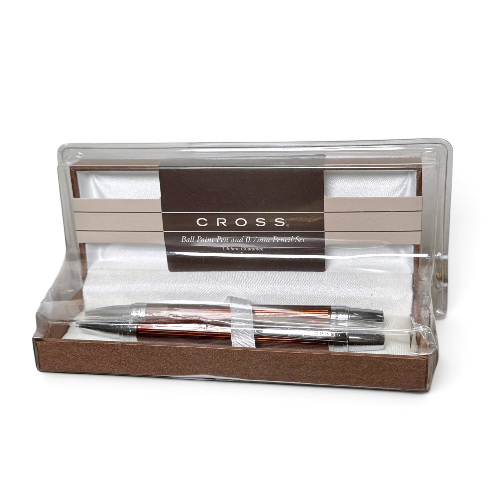 Cross Nile Nutmeg AT0381-4 Ballpoint Pen 0.7mm Pencil Set New Box