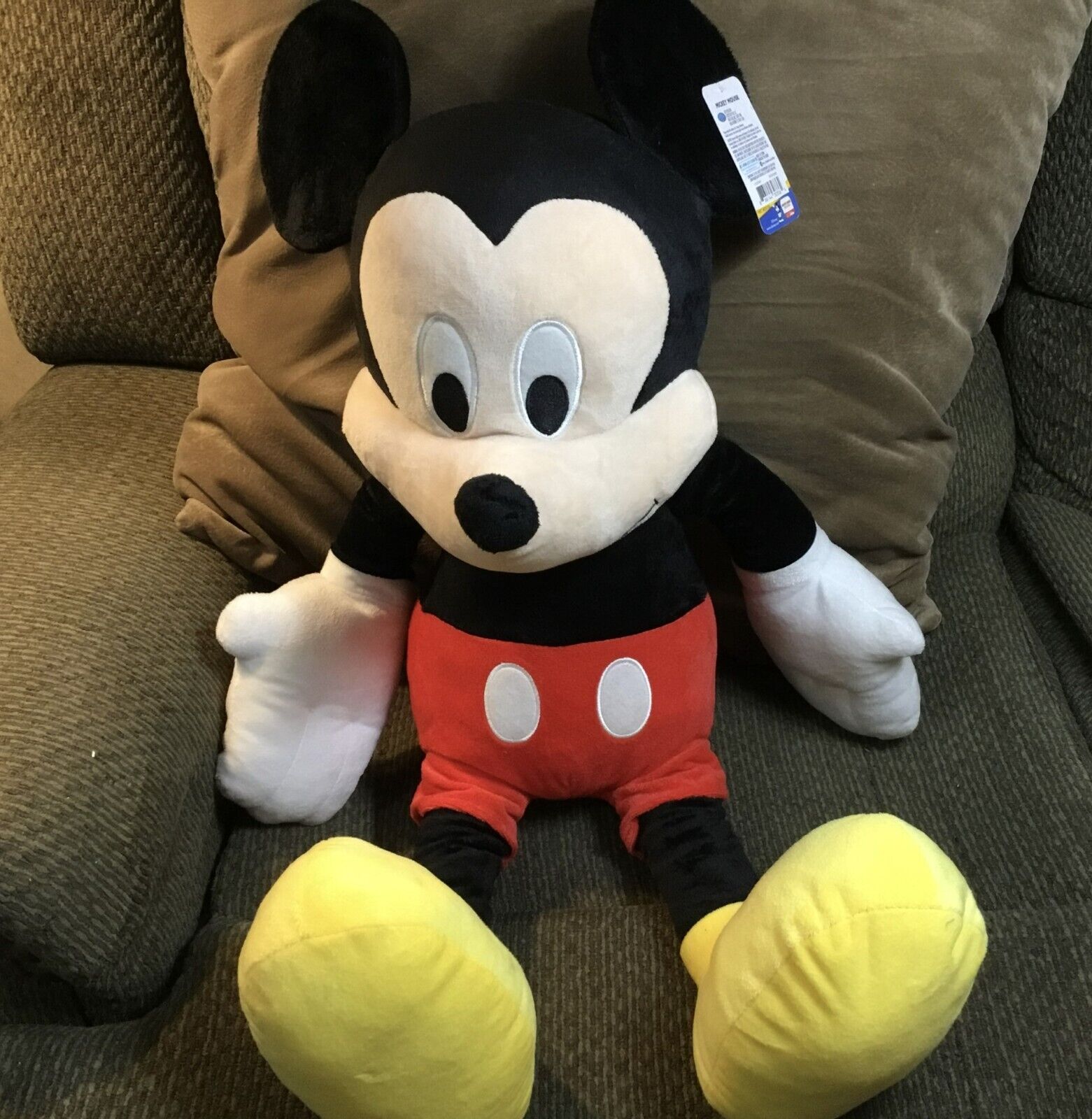Disney Junior Mickey Mouse 32 Inch Jumbo Plush New with tags