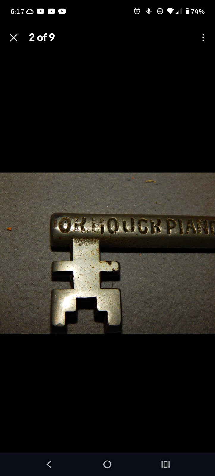 Vintage Skeleton Key Marked 