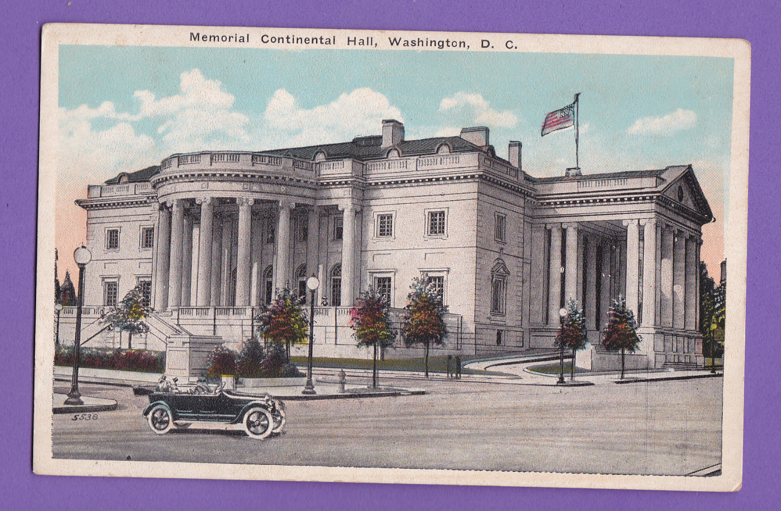 WASHINGTON, D.C. - MEMORIAL CONTINENTAL HALL PC. 1544