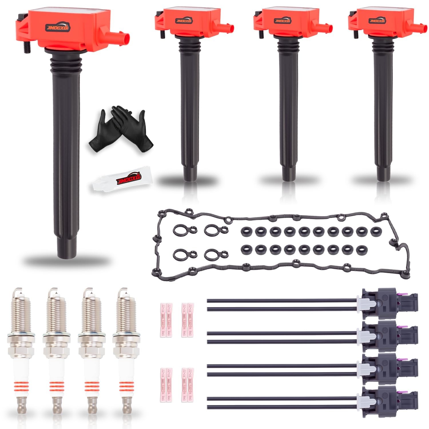 4Pk Coil Pack, Spark Plug, Wires, Gasket Kit 2014-2019 Jeep & Dodge 2.4L L4 4Pk Coil Pack, Spark Plug, Wires, Gasket Kit 2014-2019 Jeep & Dodge 2.4L L4