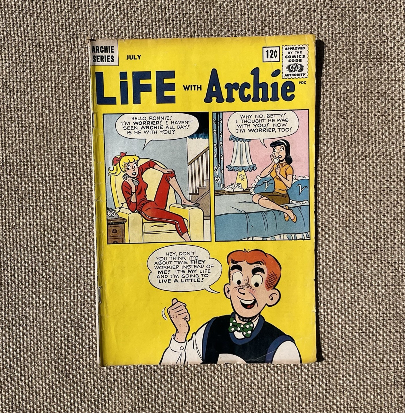 Vintage 60s Life with Archie #21 July 1963 comic book comics Vintage 60s Life with Archie #21 July 1963 comic book comics