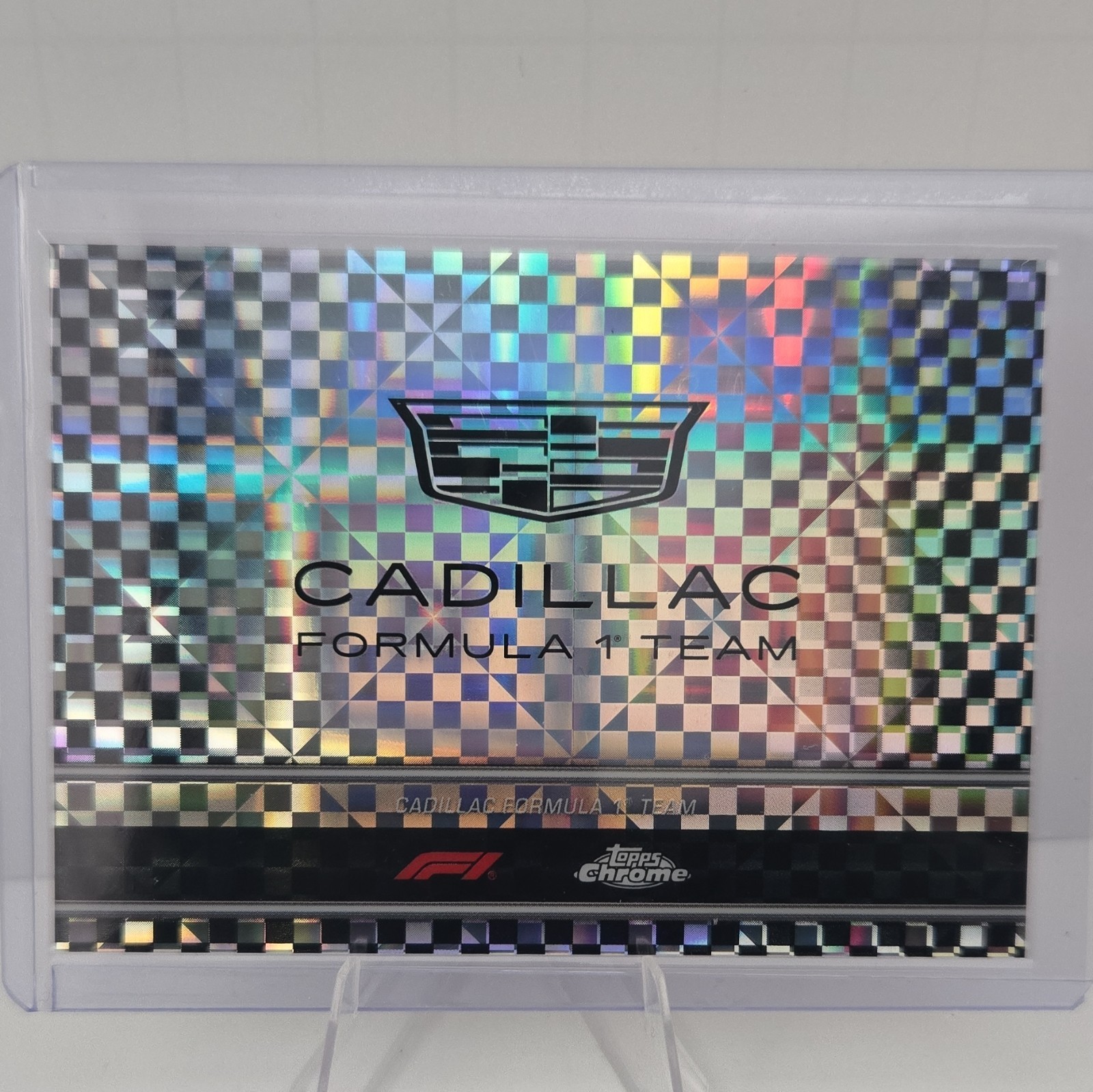 Topps 2026 Chrome F1 Cadillac Formula 1 Team Logo Card #189