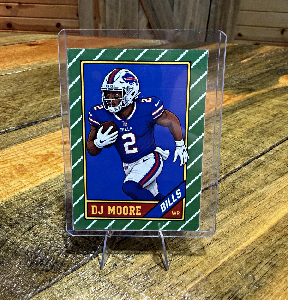 Customs Cartel Grid Iron DJ Moore Buffalo Bills Novelty NFL Trading Card
