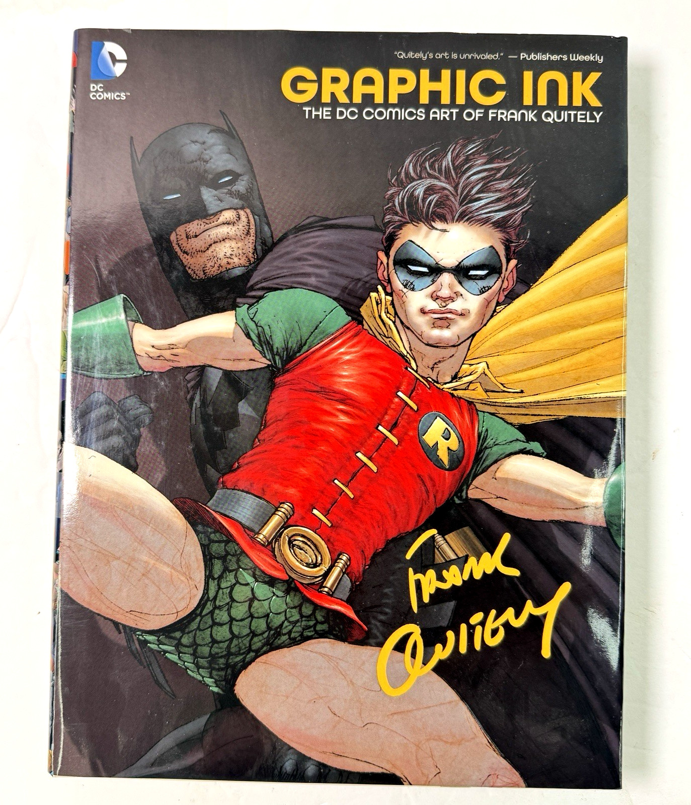 Graphic Ink The DC Comics Art of Frank Quitely 1st Ed Large Format Illustrated