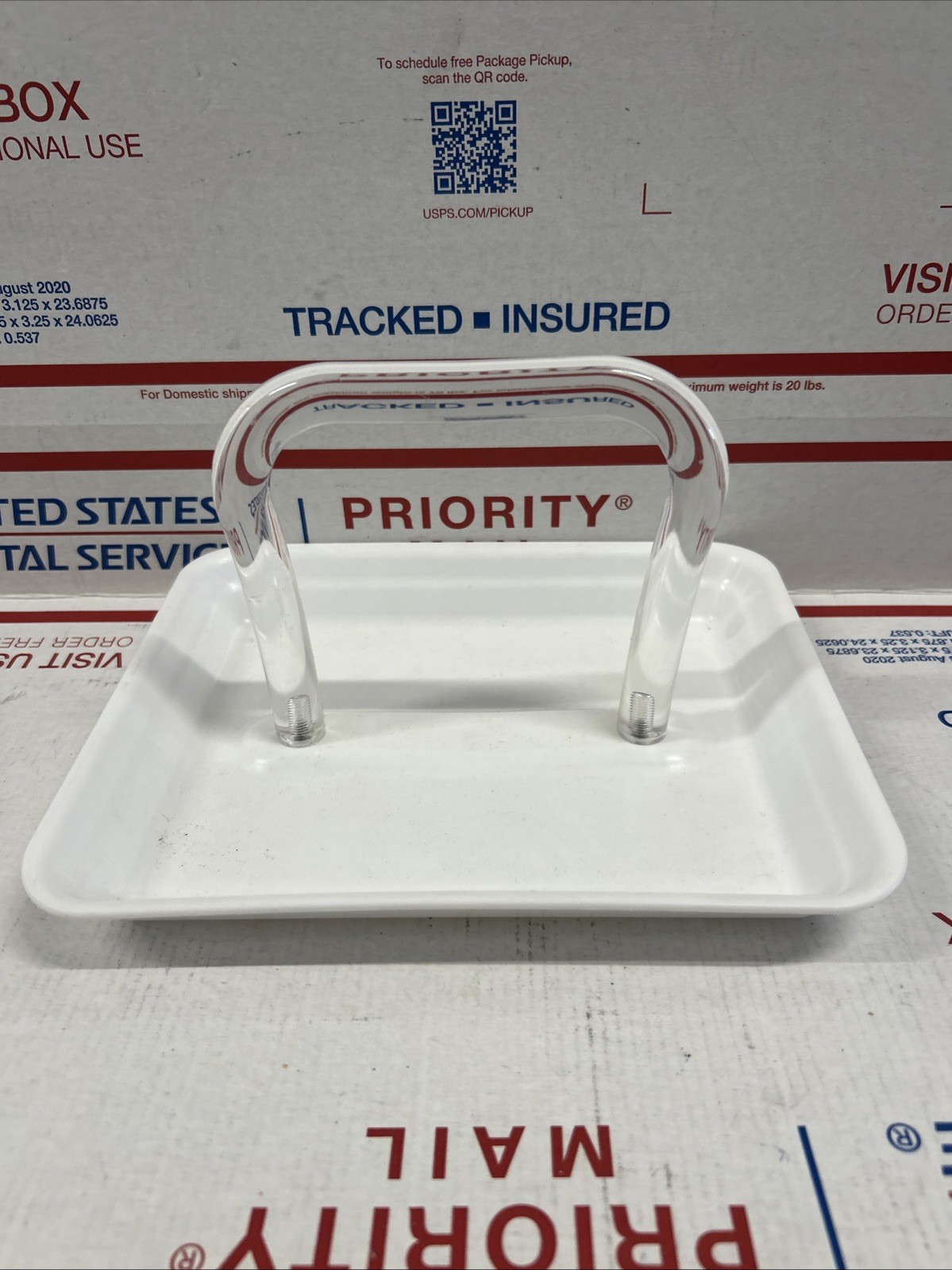 Vintage LDS Mormon Church Plastic Sacrament Ritual Bread Tray Religious Rare