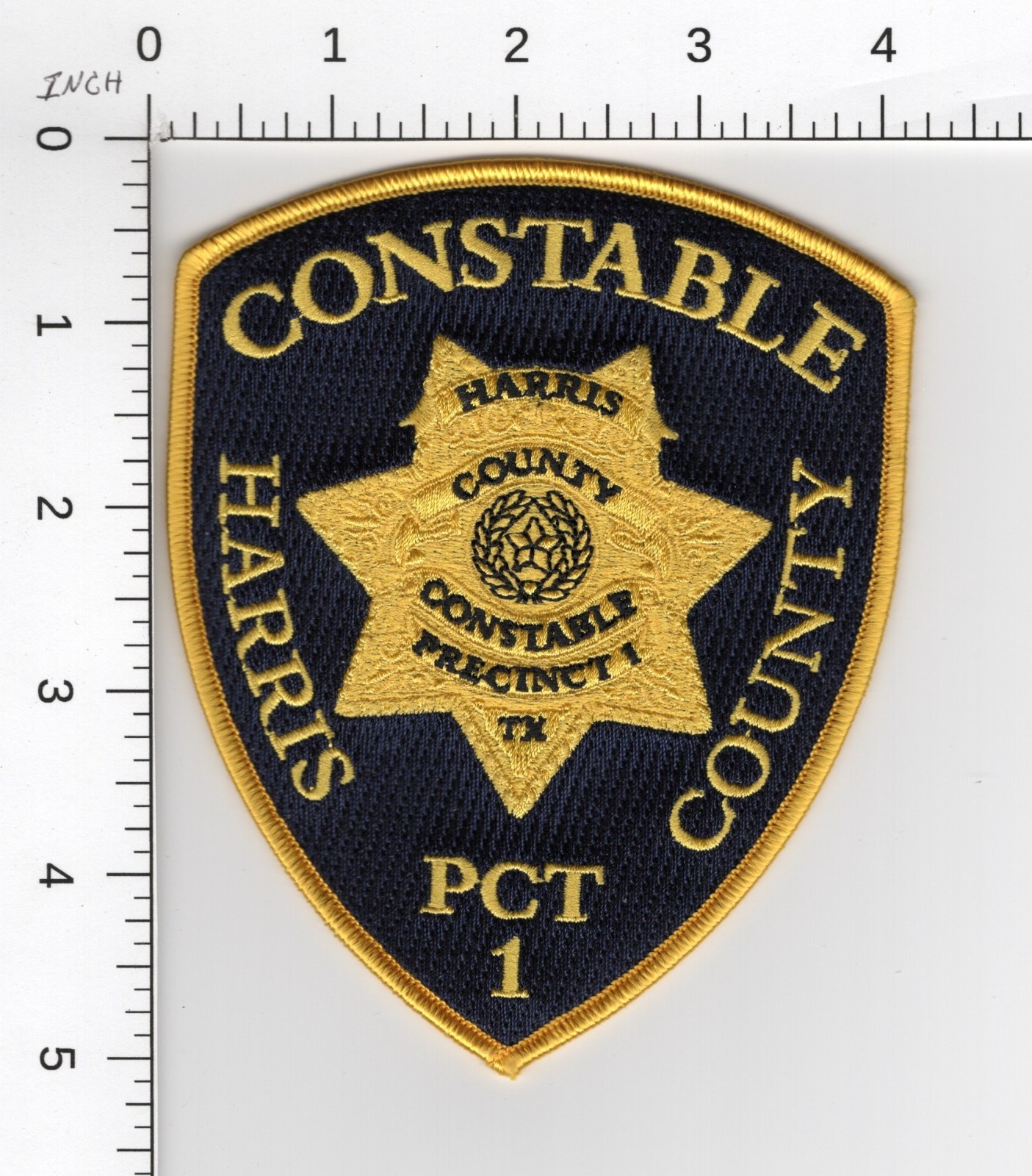 HARRIS COUNTY CONSTABLE PCT  1  TEXAS  ^^  COLLECTIBLE POLICE SHERIFF PATCH