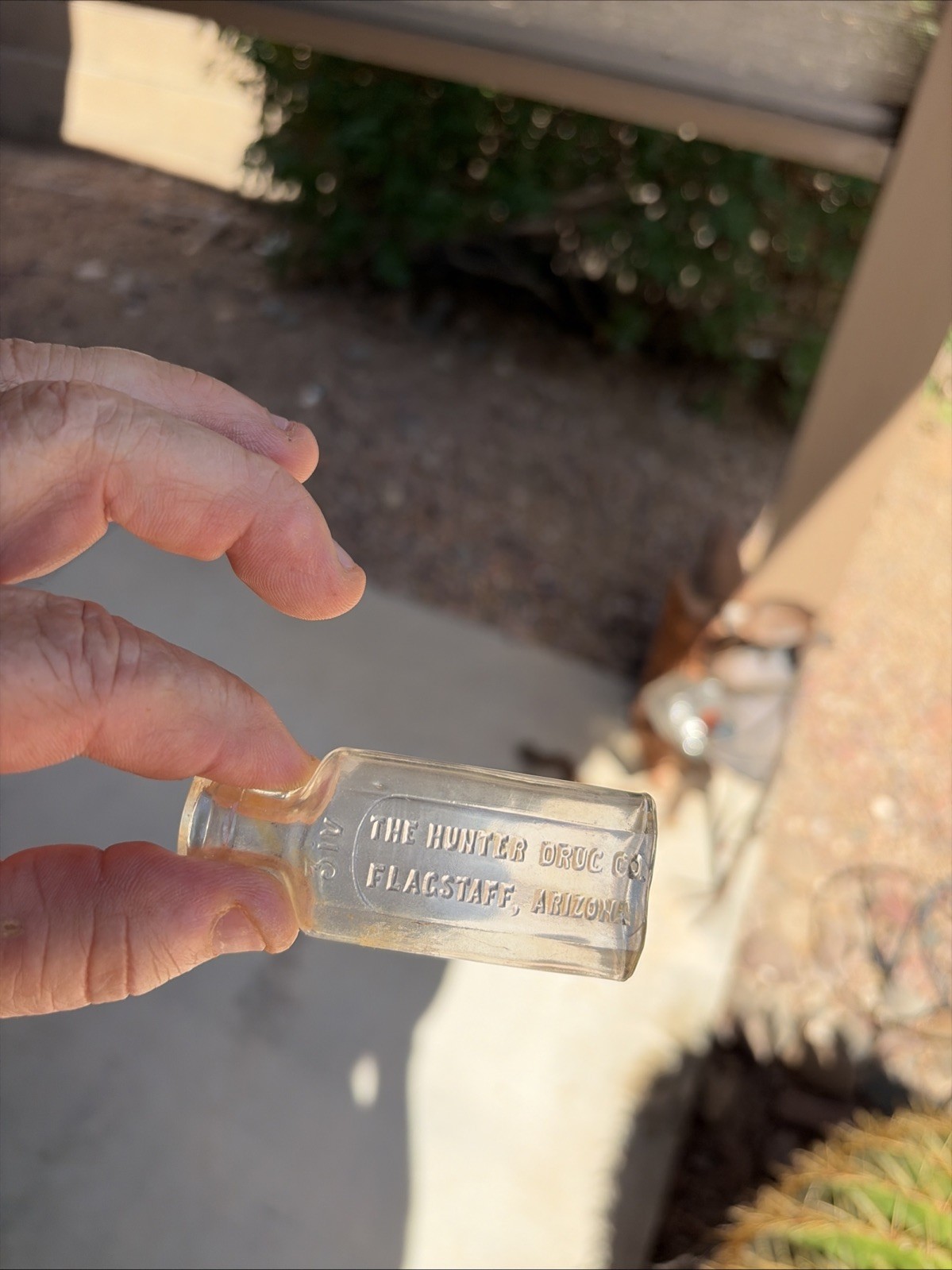 HUNTER DRUG CO. FLAGSTAFF ARIZONA MEDICAL BOTTLE