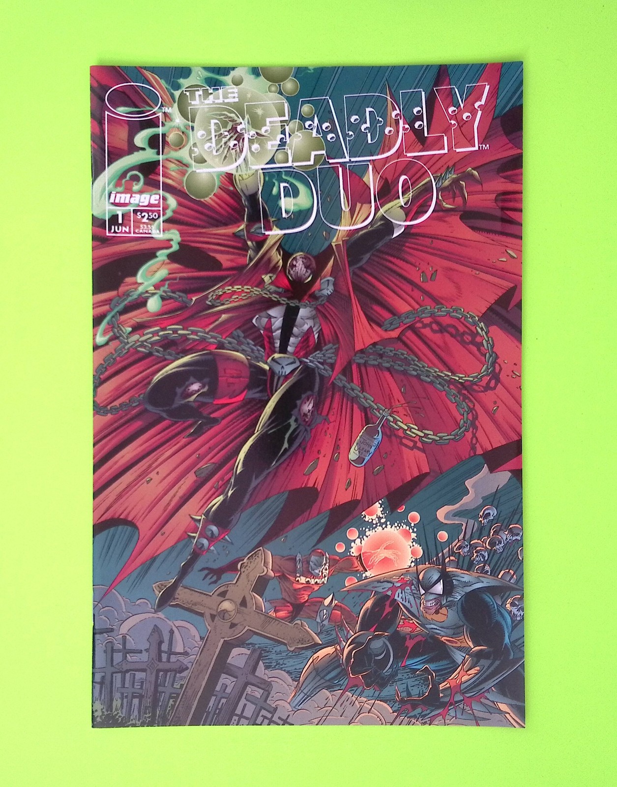 Deadly Duo #1 Vol. 2 1995 Image Comics 1st App High Grade Comic Book W291-87 Deadly Duo #1 Vol. 2 1995 Image Comics 1st App High Grade Comic Book W291-87
