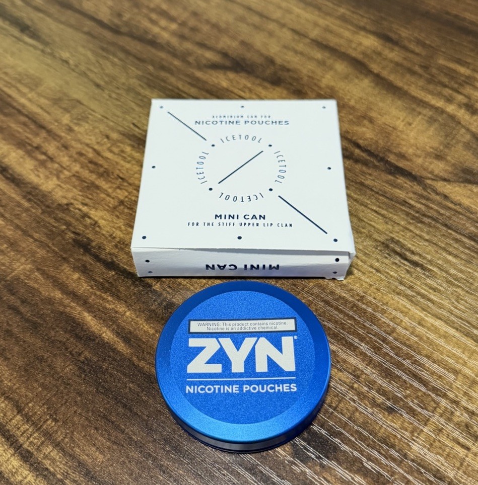 ZYN Small-Size MINI Metal Can - Navy NEW AUTHENTIC ICETOOL - Empty, New w/ Box