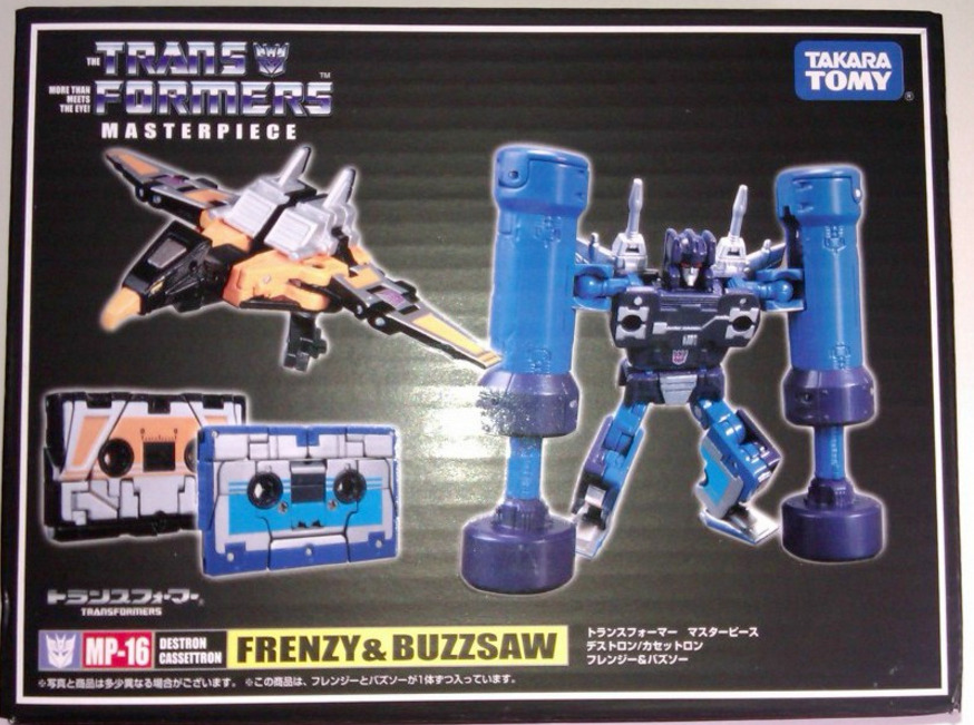 TRANSFORMERS MASTERPIECE MP-16 FRENZY AND BUZZSAW FOR SOUNDWAVE NEW IN BOX