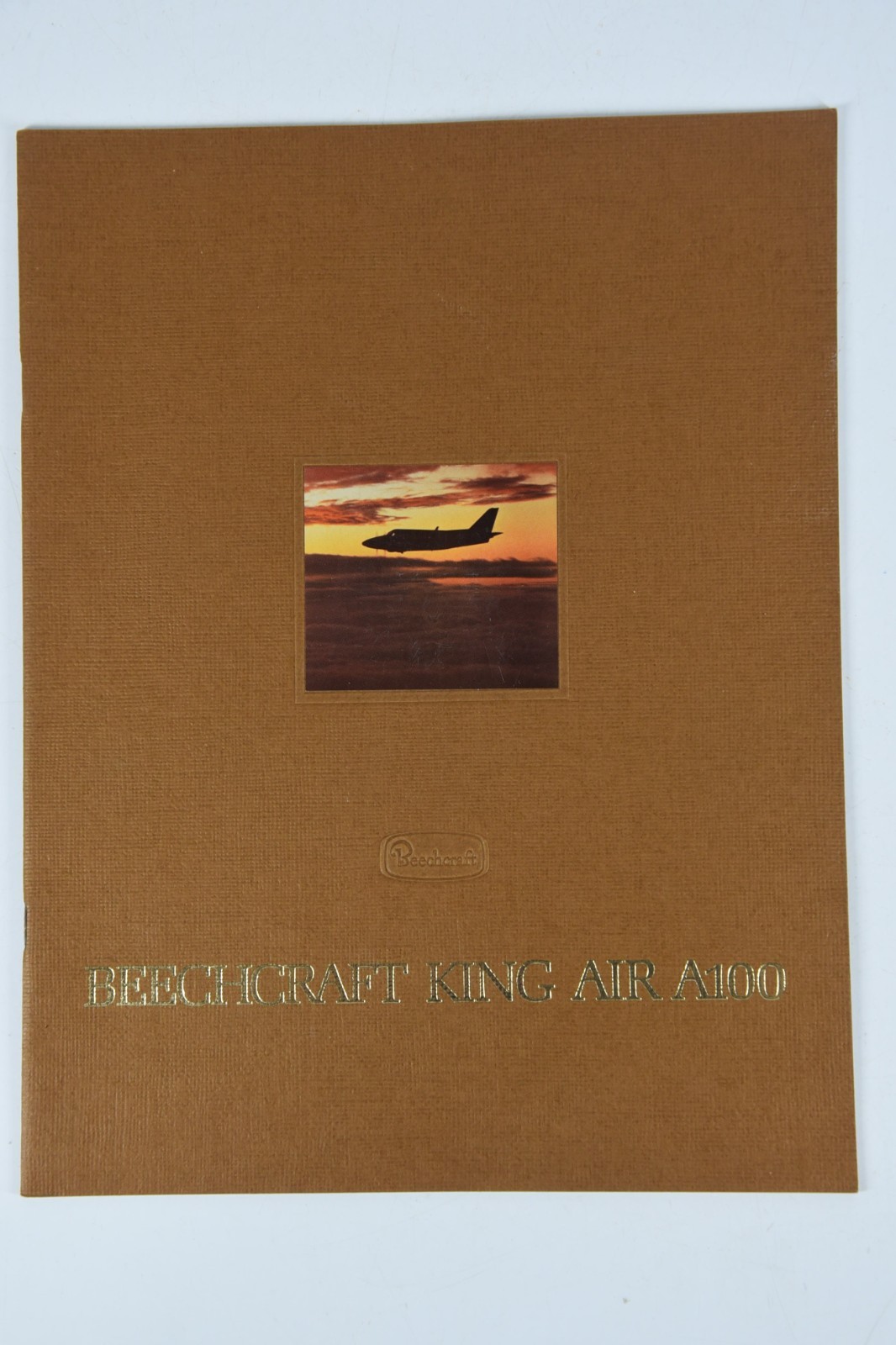 Vintage Beechcraft King Air A100 Sales Booklet Aviation Collectible